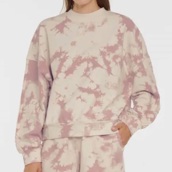 Varley Erwin Sweater In Taupe Tie Dye in Size Small - Picture 2 of 8